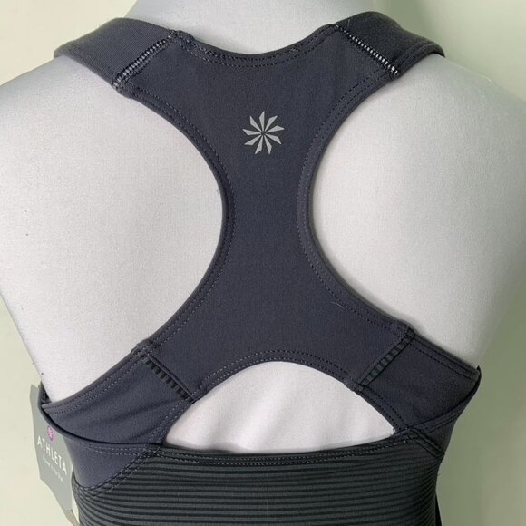 New Athleta Women's Skills Drills Racerback Tank Top in Gray Asphalt Size Small - Picture 8 of 12